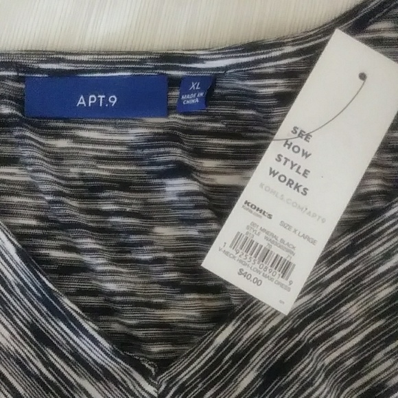 NWT, Marled Knit Summer Dress by Apt. 9 - Picture 5 of 7